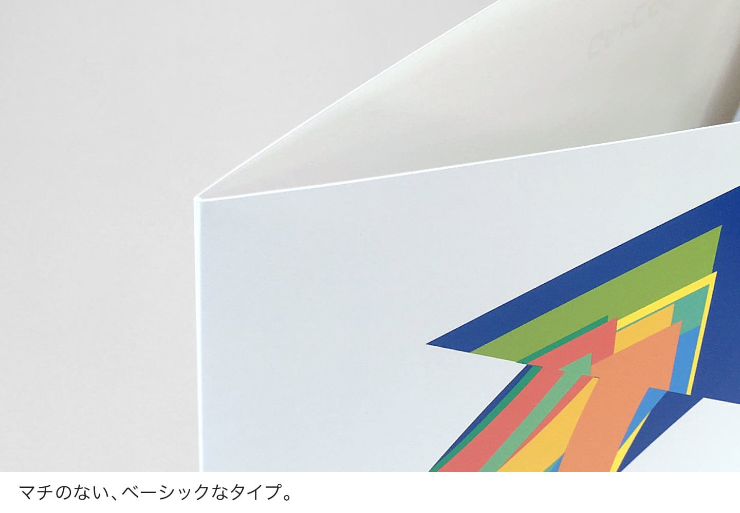 A4ポケットホルダー 横型 横開き マチのない、ベーシックなタイプ。