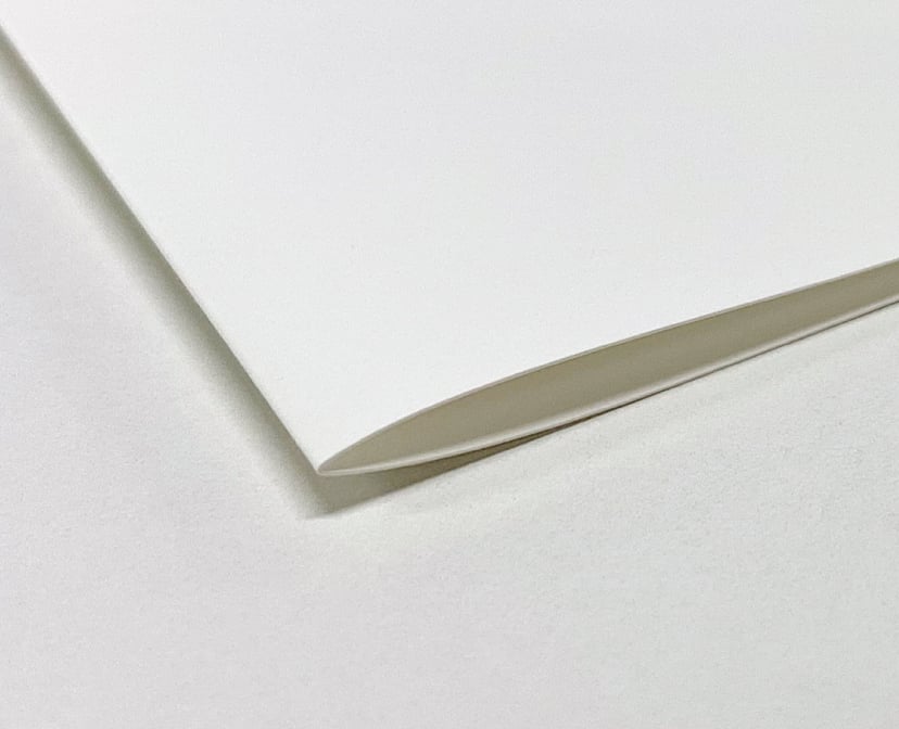 LIMEX折パンフレットの折加工イメージ