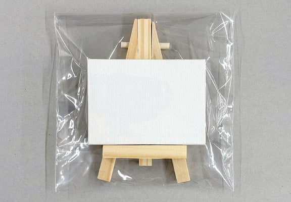 OPP袋個別包装 イーゼル(オプション)をご注文の場合