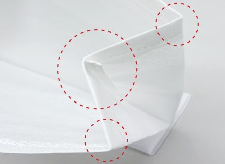 新形状のマチあり不織布バッグ