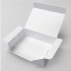 四隅貼り箱の折り目を広げたイメージ