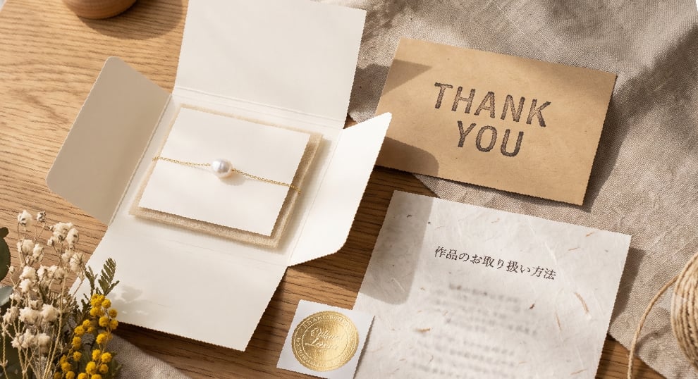 「ハンドメイド作品」の世界観お届けセットのイメージ