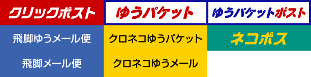 クリアファイル用（厚さ2cm）の各社対応サービス一覧