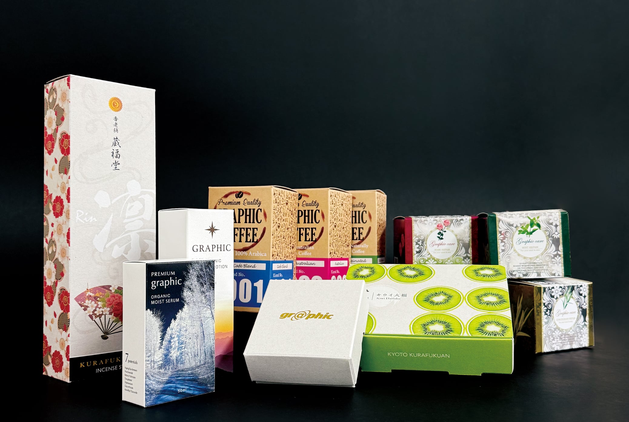 「ホワイトインキ×特殊紙」で魅せる、ワンランク上のパッケージのイメージ