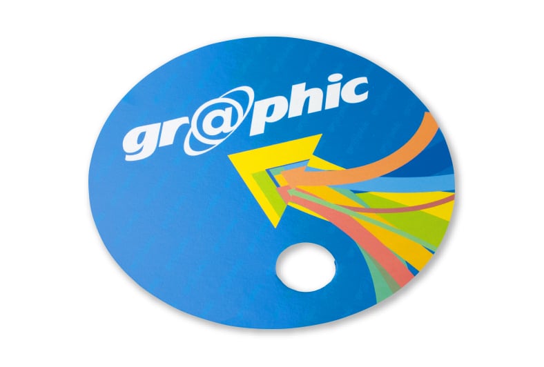 円形うちわ（ミシン目無し）のイメージ その1