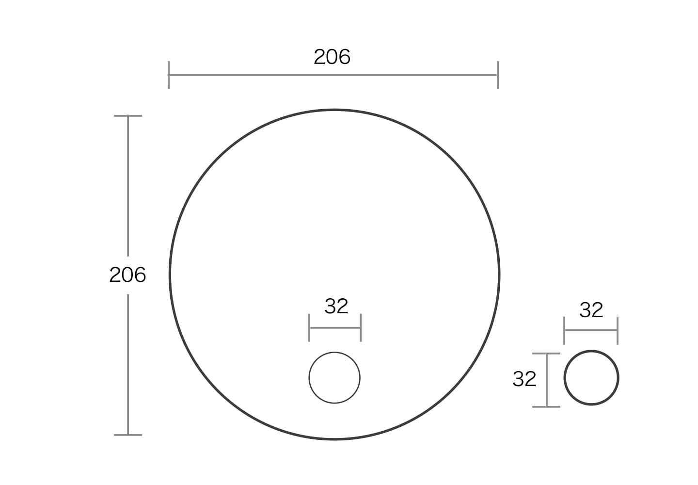 円形うちわ（ミシン目入り）のイメージ その3