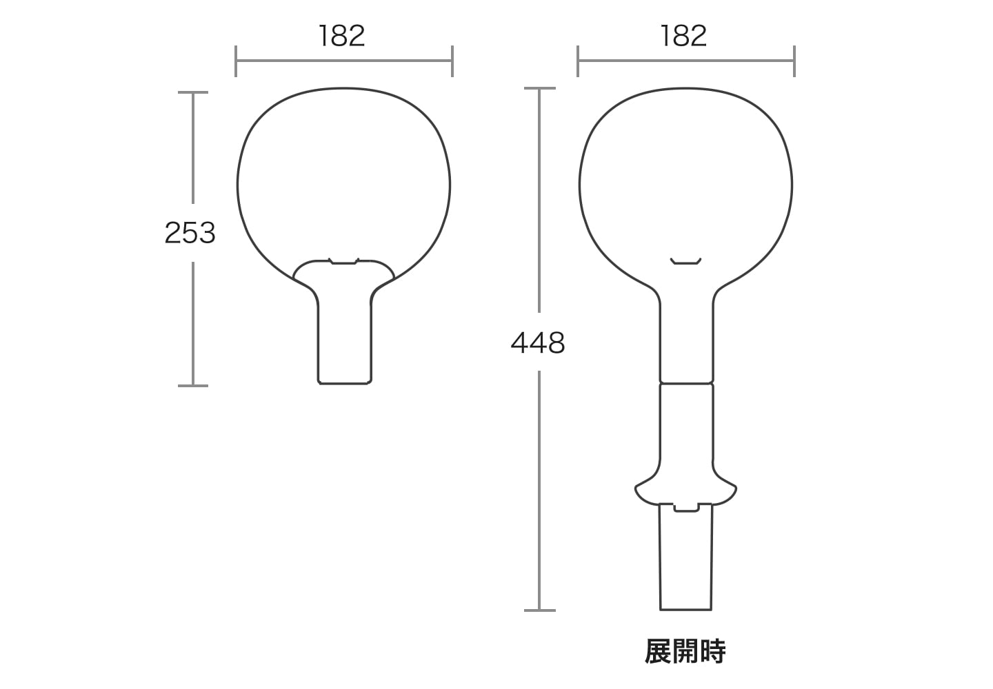 エコうちわのサイズ