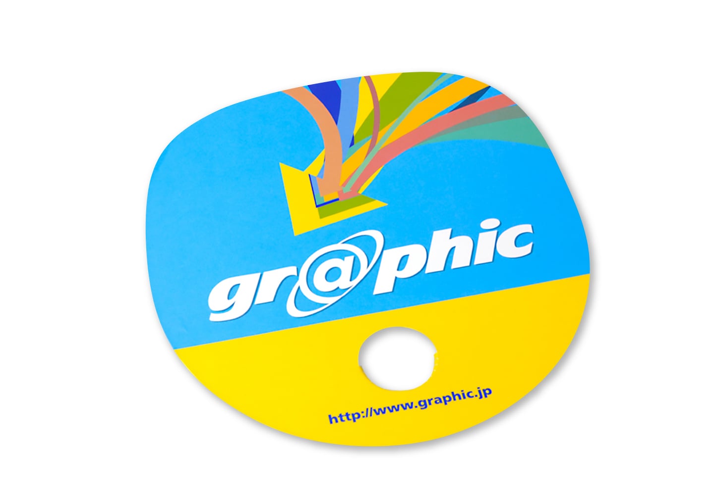 楕円うちわのイメージ その1