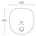 楕円うちわのサイズ