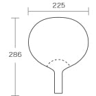 イベントうちわ（レギュラータイプ）のサイズ
