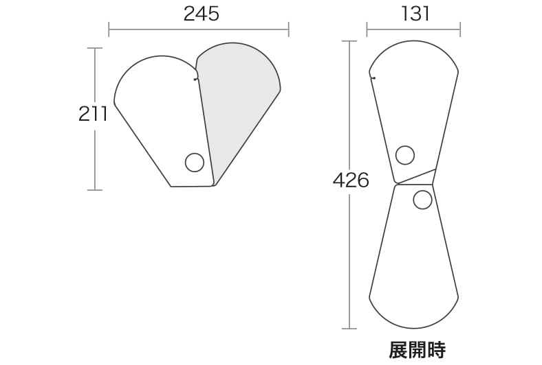ハンディセンスのサイズ