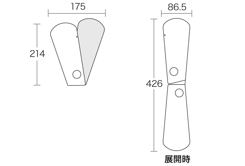 ハンディセンススリムのサイズ