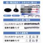 3色ボールペン 0.38mmの筆記例のイメージ