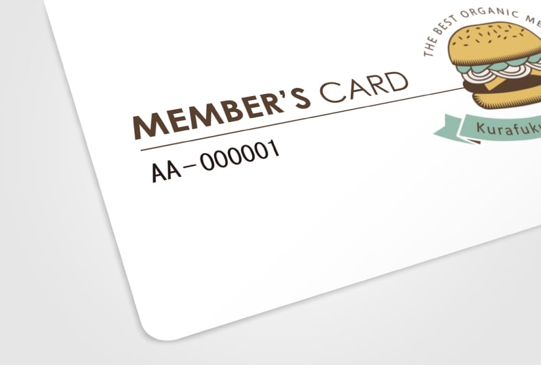 プラスチックカード（可変ナンバリング付き）は一枚ごとに連番などの可変印字ができます