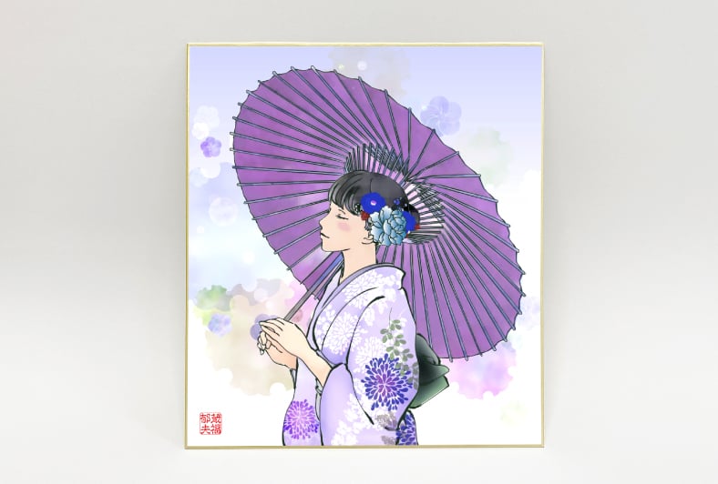 オフセット色紙印刷のイメージ