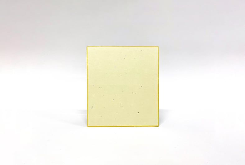 ミニ色紙(オフセット)の裏面