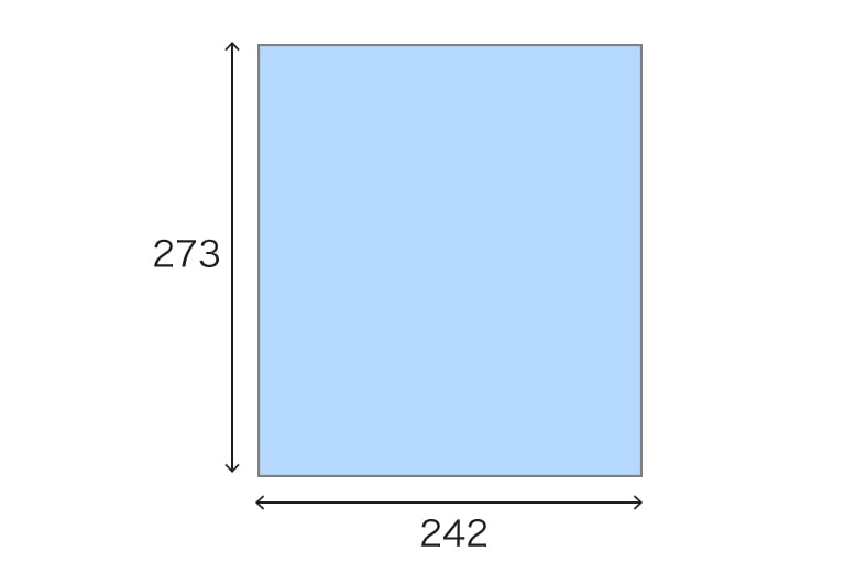 色紙(オフセット)のサイズ