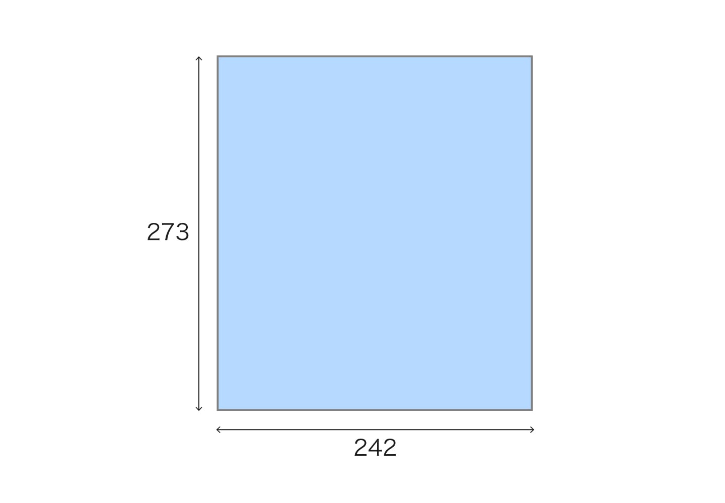 色紙(オンデマンド)のサイズ詳細イメージ