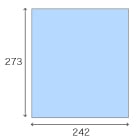 色紙（オンデマンド）のサイズ詳細イメージ