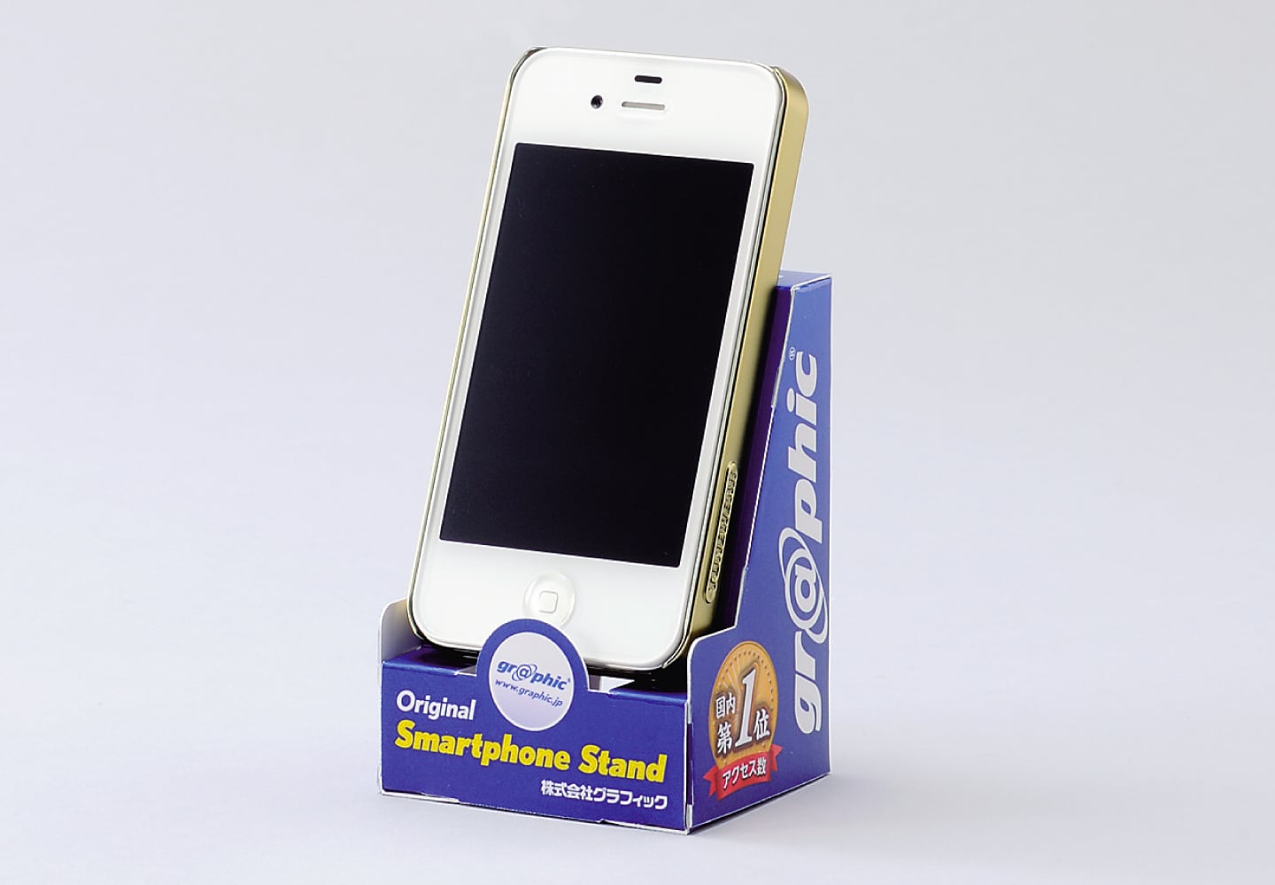 スマートフォンスタンドの使用の拡大イメージ