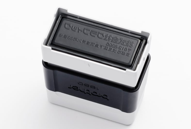 スタンプの押す面のイメージ