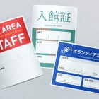 シール印刷 型抜きタイプ アセテートサテンのスタッフシール