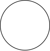 正円のサイズ・形状イメージ