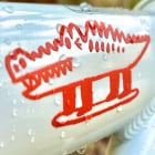 自転車に転写シールを貼り付けたイメージアップ 