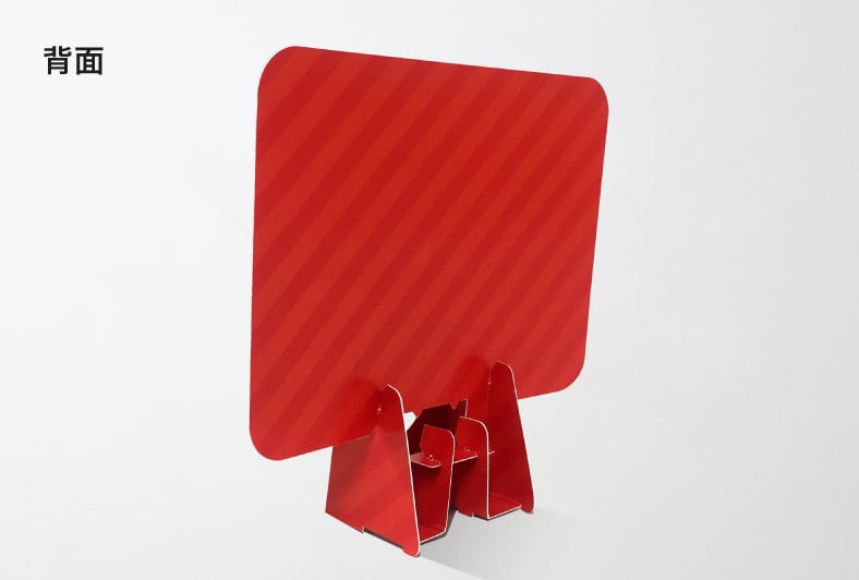 スタンドPOP／名刺の背面