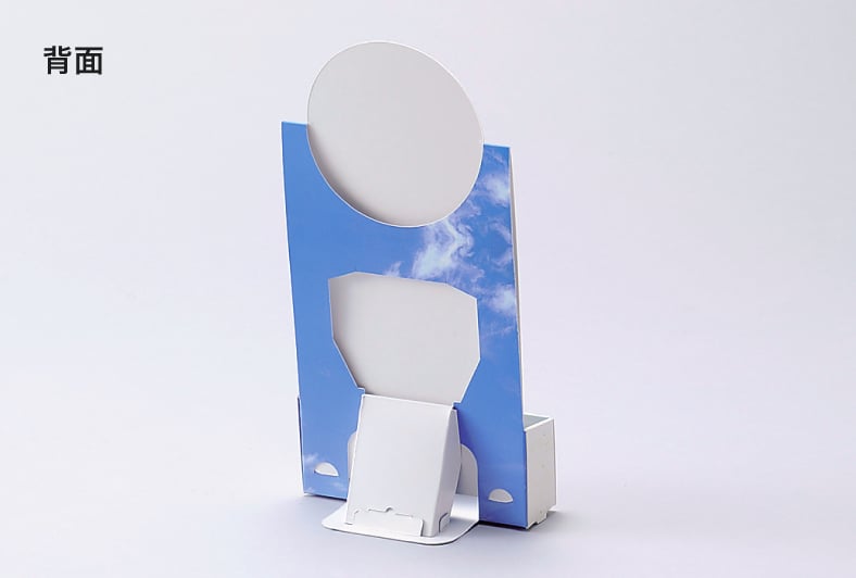 スタンドPOP／ハガキの背面