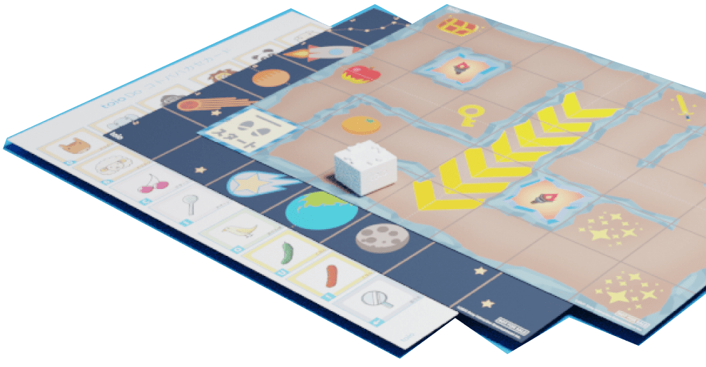 toio用プレイマット・カード印刷のイメージ