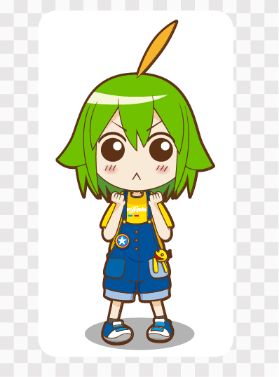 背景が透明ではない場合のイメージ