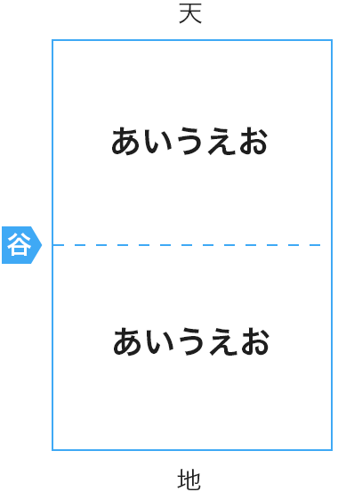 折る前のオモテ面イメージ