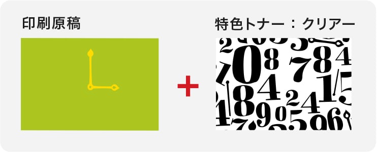 ベタ塗り＋透かし模様としての利用