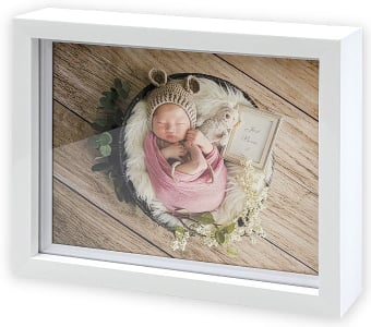 樹脂製 油彩額の額装 ホワイト(ライナー:同色)のイメージ