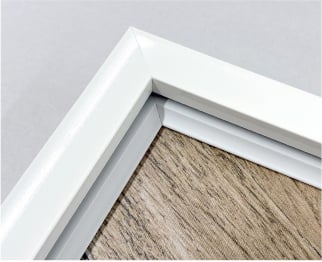 樹脂製 油彩額の額装 ホワイト(ライナー:同色)のフレームイメージ
