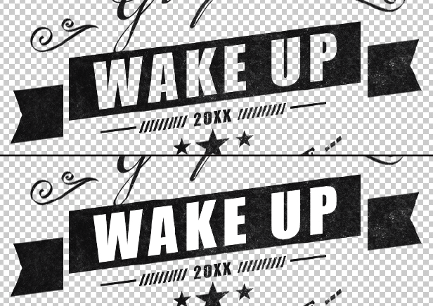 背景が透明に表示