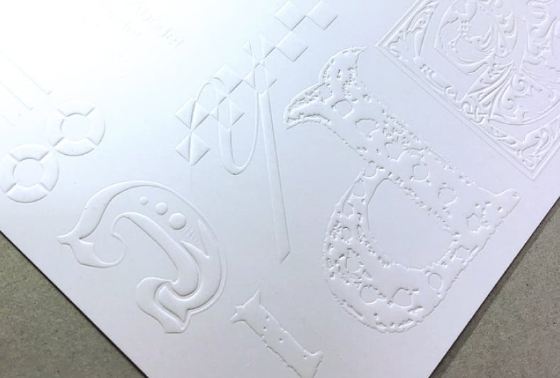 エンボス加工のイメージ