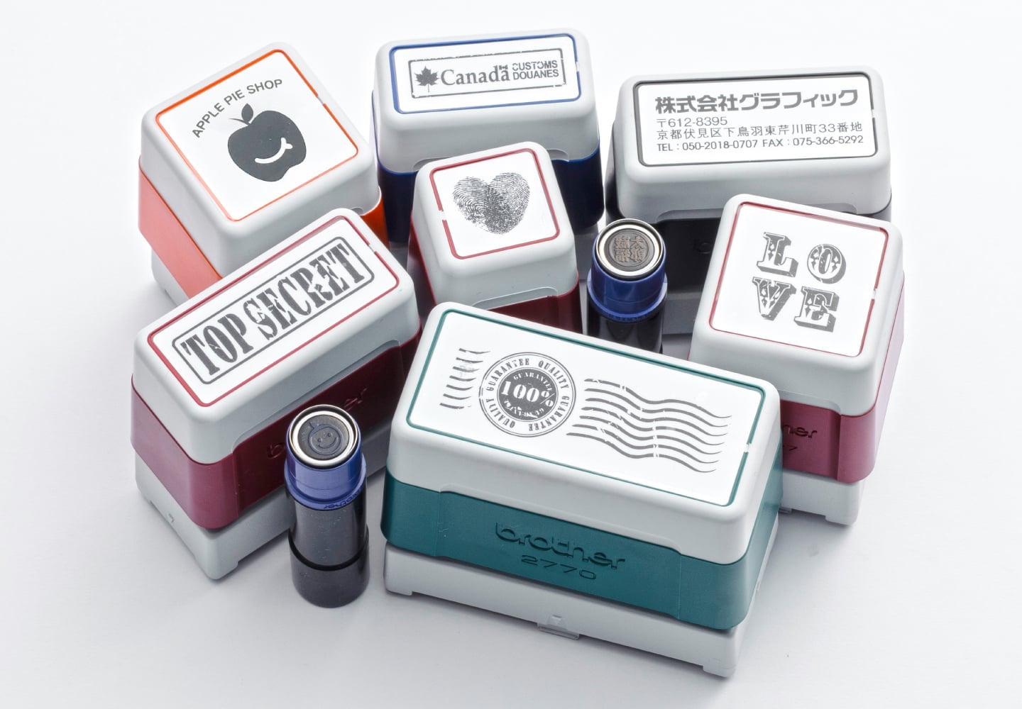 ネーム印（10mm丸）のイメージ