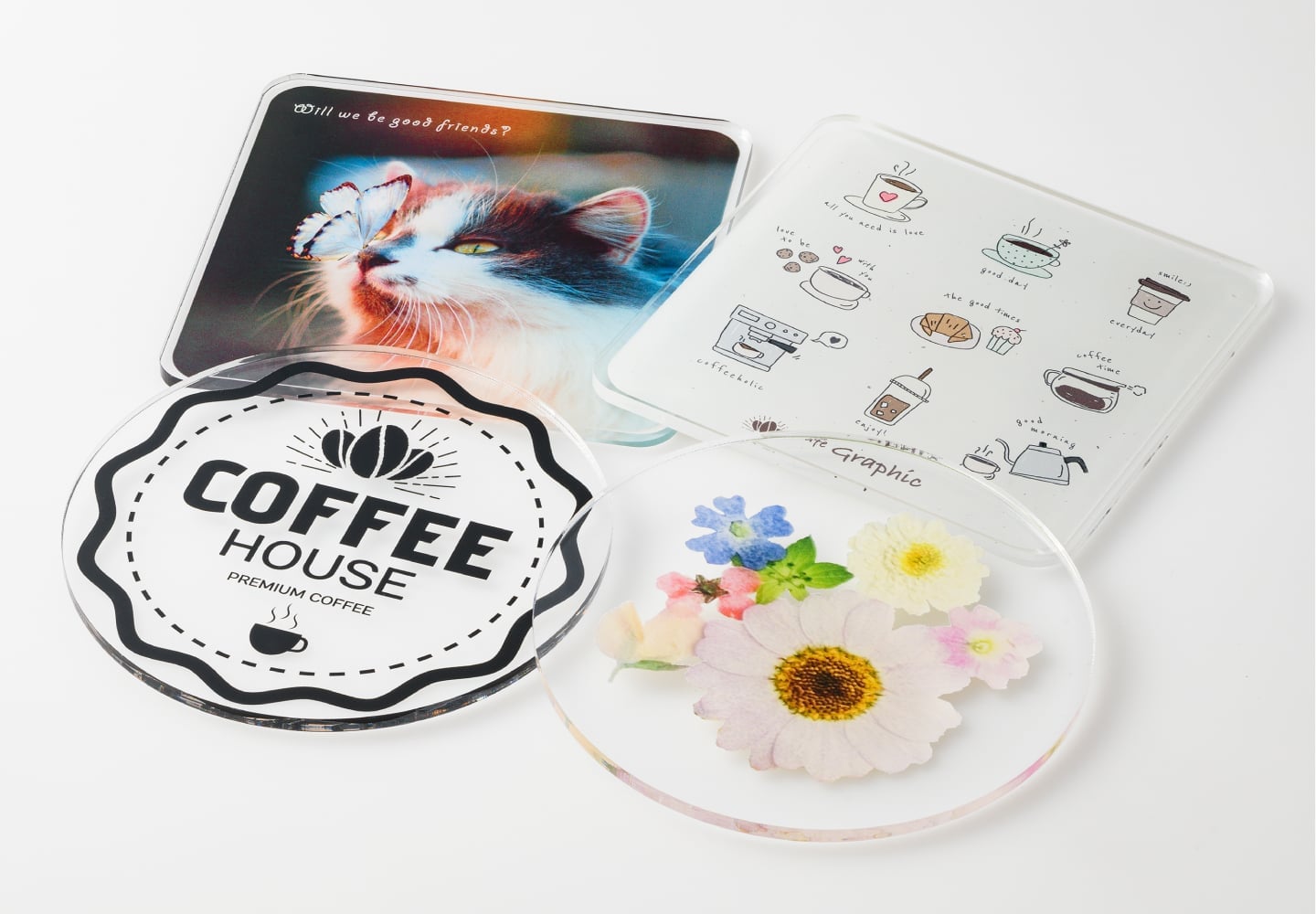 アクリルコースター円形のイメージ