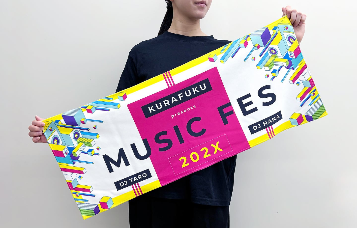 フルカラータオル(フェイスタオルタイプ)のイメージ