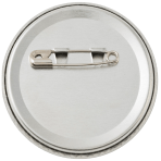 57&times;57mm正円形 安全ピンタイプの裏面イメージ