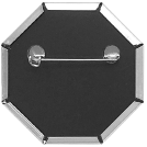 52&times;52mm八角形 フックピンタイプの裏面イメージ