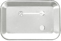 76&times;51mm長方形（横） フックピンタイプの裏面イメージ