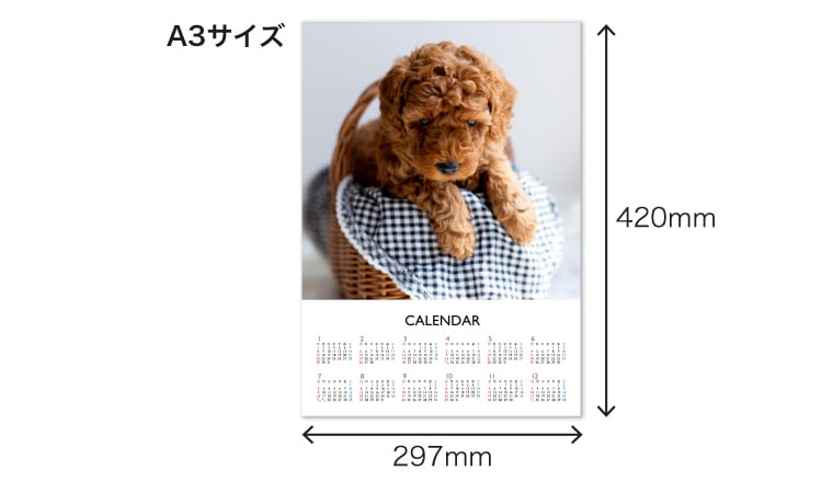 ポスターカレンダーのイメージ