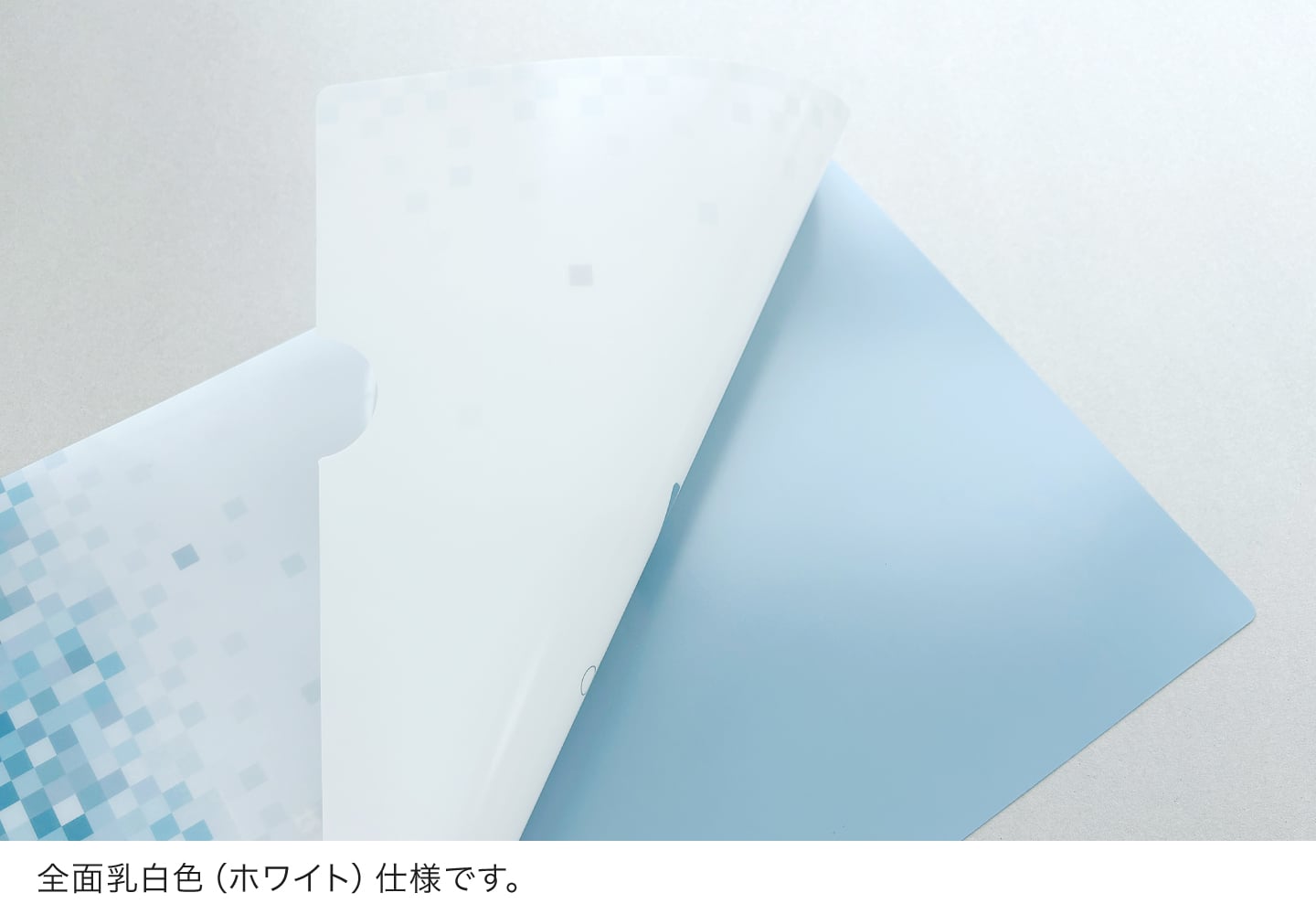 全面乳白色(ホワイト)仕様です