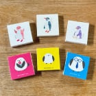 色違いのイラストを印刷し、コレクションアイテムとしても