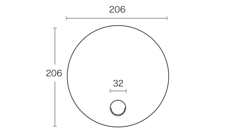 円形紙うちわのイメージ2