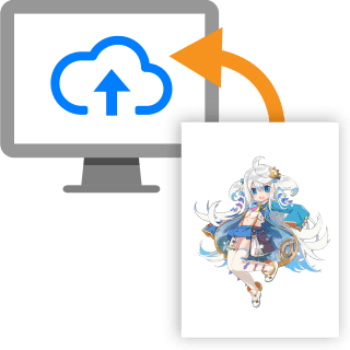 画像をアップロードイメージ