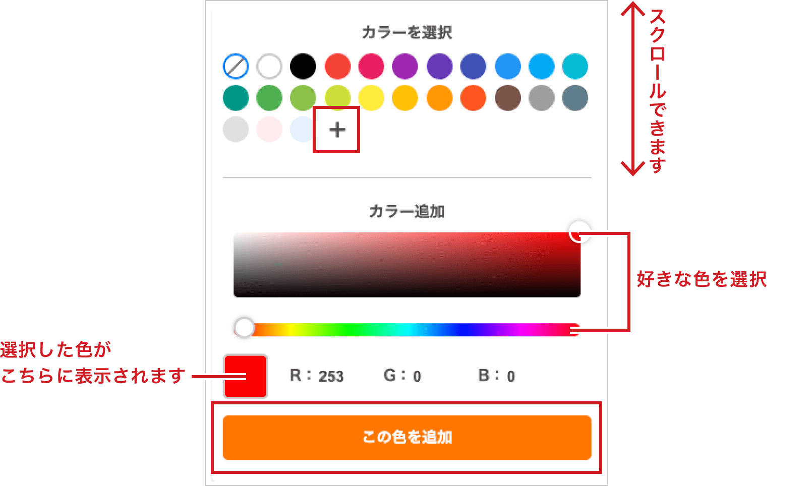 背景色の追加
